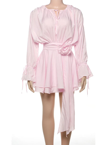 elegant floral mini dress for women