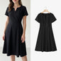 zanzea elegant v-neck midi dress for women