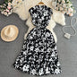 women's floral vintage inspired v-neck design