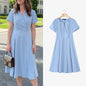 zanzea elegant v-neck midi dress for women