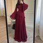 elegant pleated ruffle maxi for women